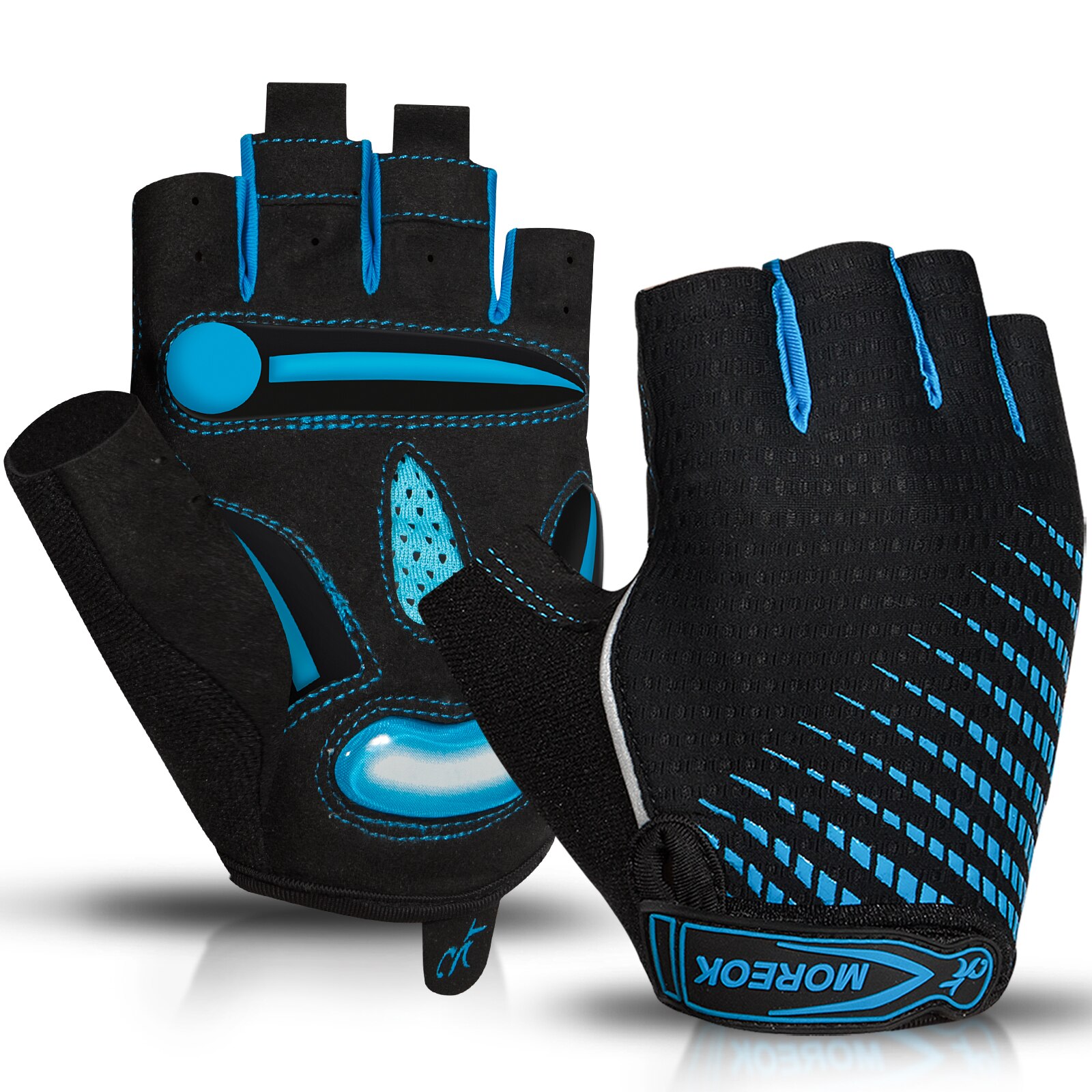 Cycling Glove Padded - Rękawiczki rowerowe MOREOK, oddychające rękawiczki rowerowe,