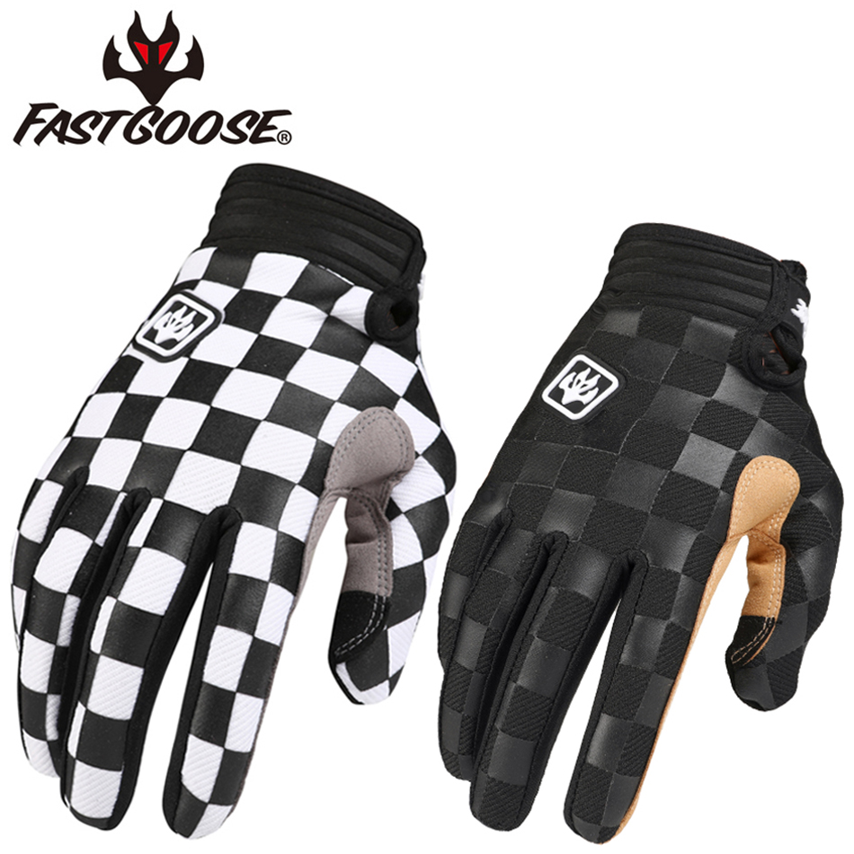 Cycling Glove Padded - FASTGOOSE Retro Rider Motocross Racing Rękawiczki