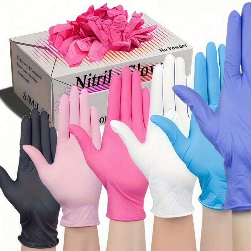 Nitrile Mechanic Glove - 100 SZTUK Jednorazowych Rękawic Nitrylowych Bez