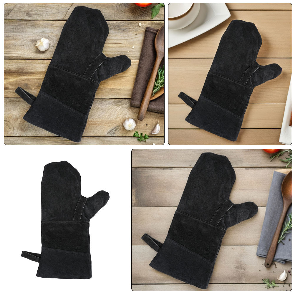 3 sztuki czarnych rękawic żaro – Heat Resistant Glove recenzja i cena