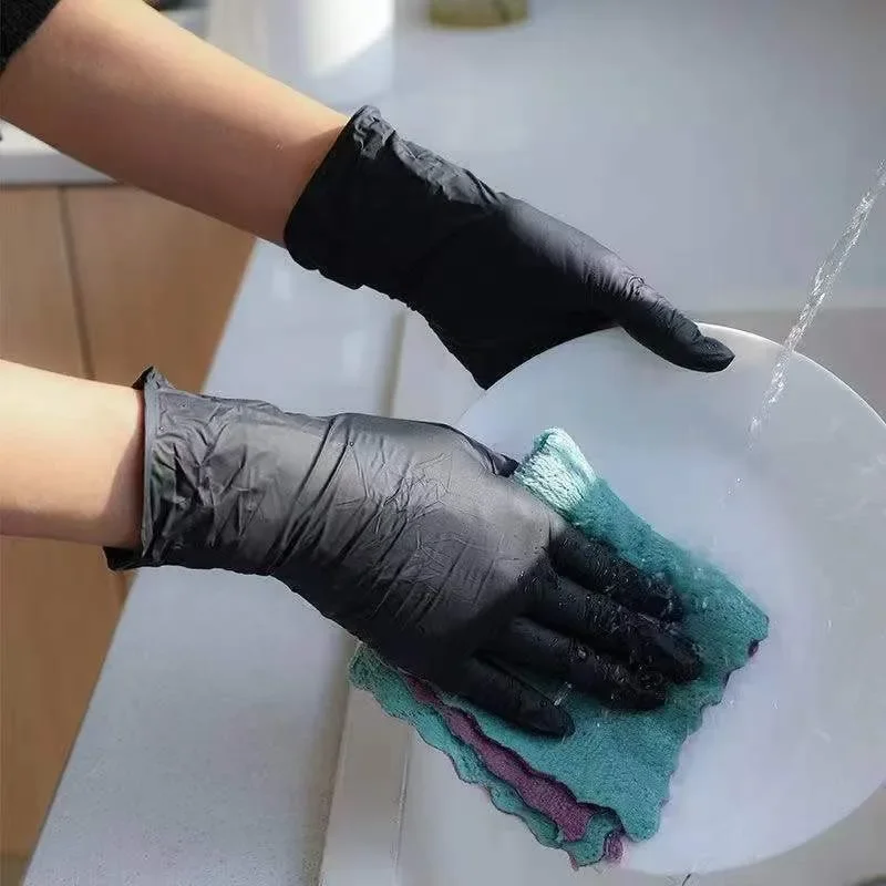 Jednorazowe rękawiczki czarne, – Nitrile Mechanic Glove recenzja i cena