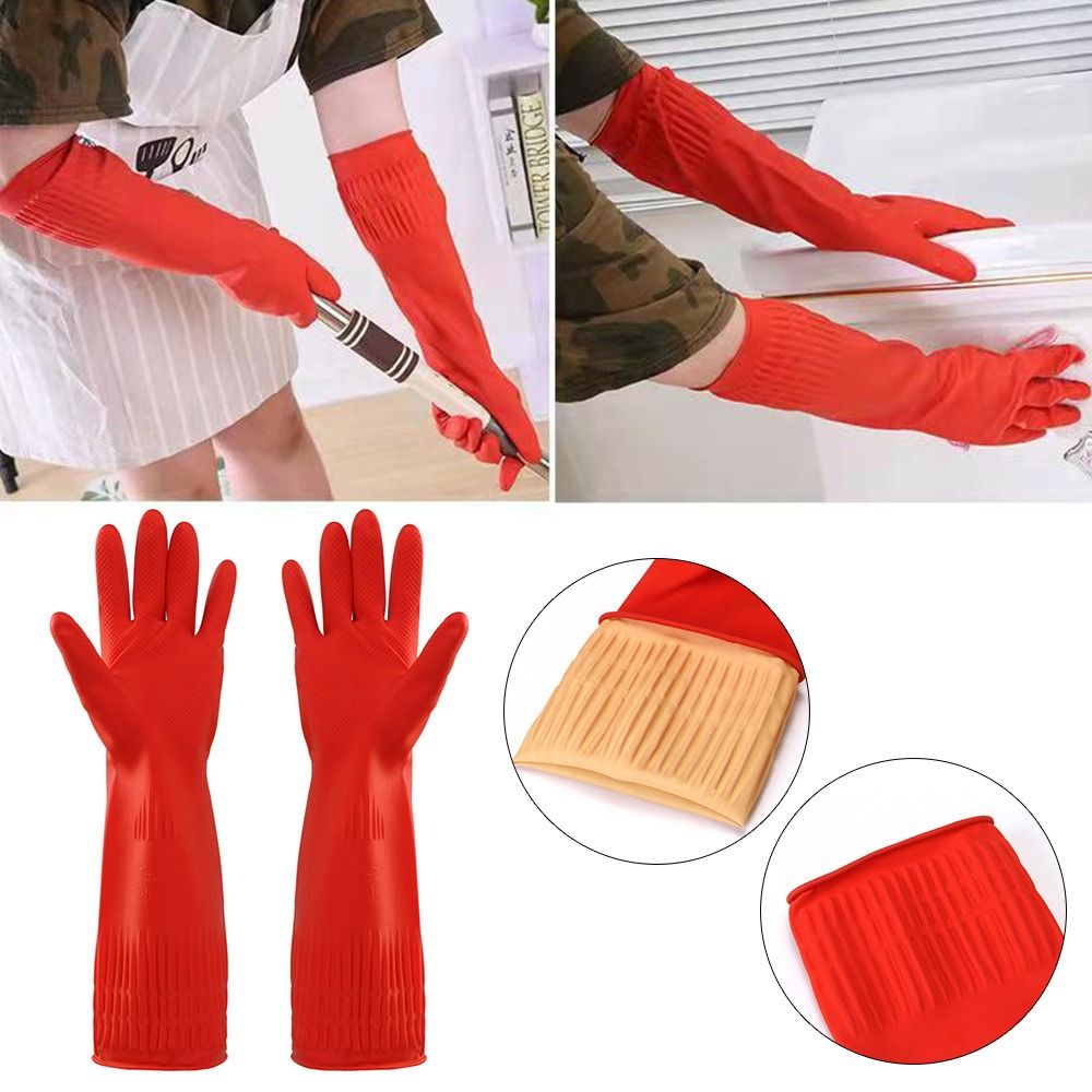1 para wytrzymałej rękawice gu – Dish Glove Rubber recenzja i cena